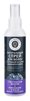 Спрей для волос Укрепление и блеск с грязью Сакского озера с ЭКСТРАКТОМ ШАЛФЕЯ, 150г - фото 10435
