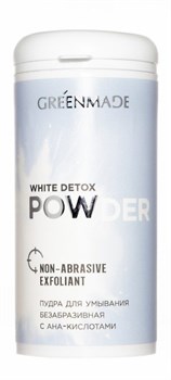 Пудра для умывания WHITE DETOX Безабразивная с АНА-кислотами, 100 мл - фото 10778