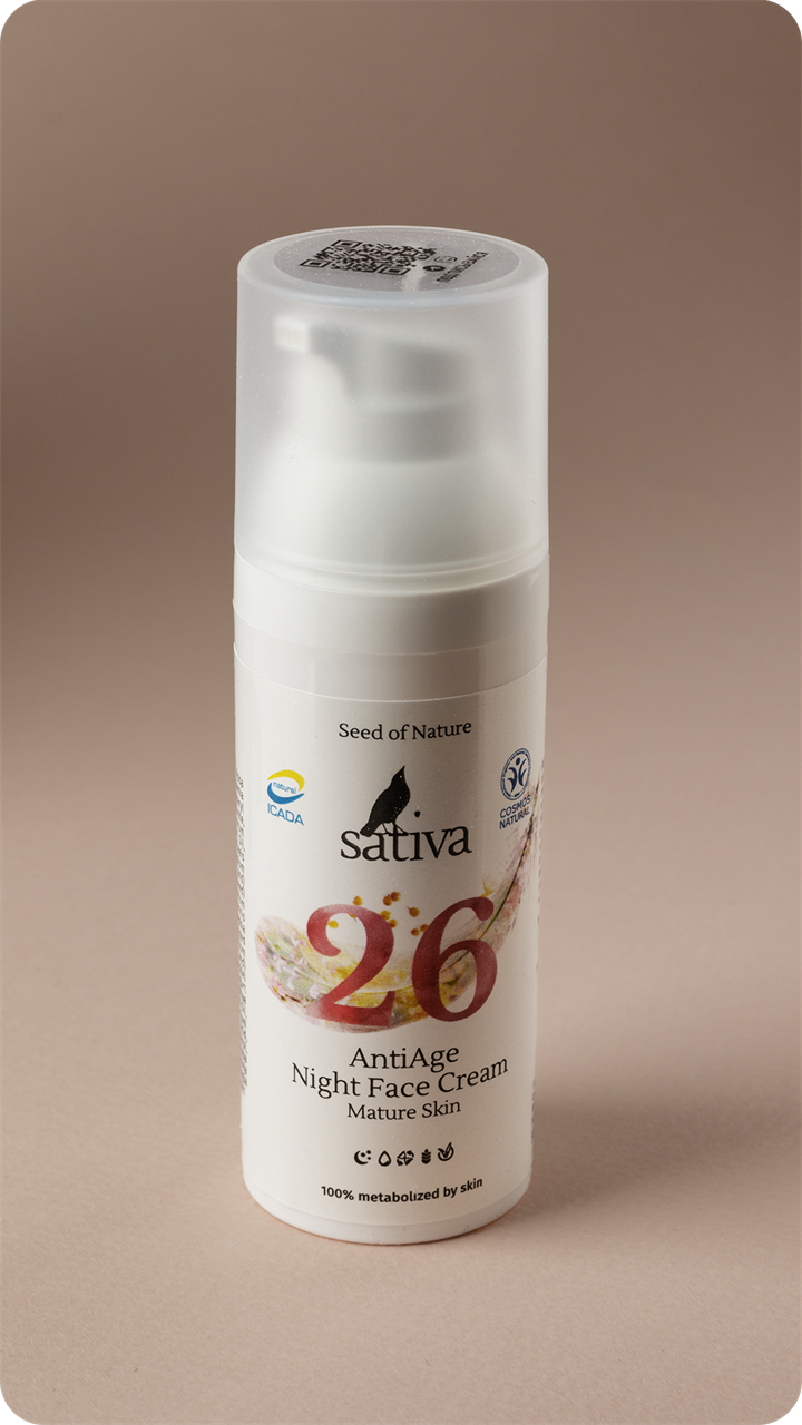 Крем для лица Anti Age ночной №26 для зрелой кожи, 50мл - фото 11302