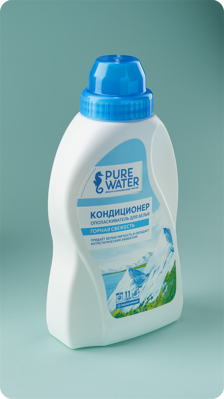 Кондиционер для белья Горная свежесть Pure Water, 480мл - фото 11462
