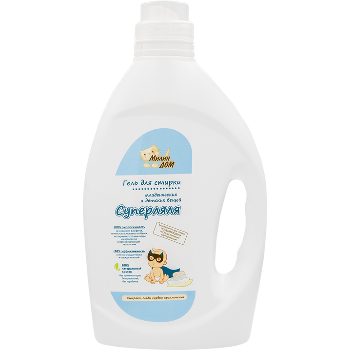 Гель для стирки младенческих и детских вещей "Суперляля" без ароматов, 2 кг - фото 12903