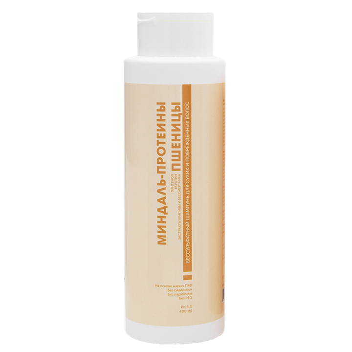 Шампунь "Миндаль-Протеины пшеницы", 400мл - фото 12945