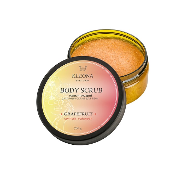Скраб сахарный "Сочный грейпфрут", 200 г - фото 13047
