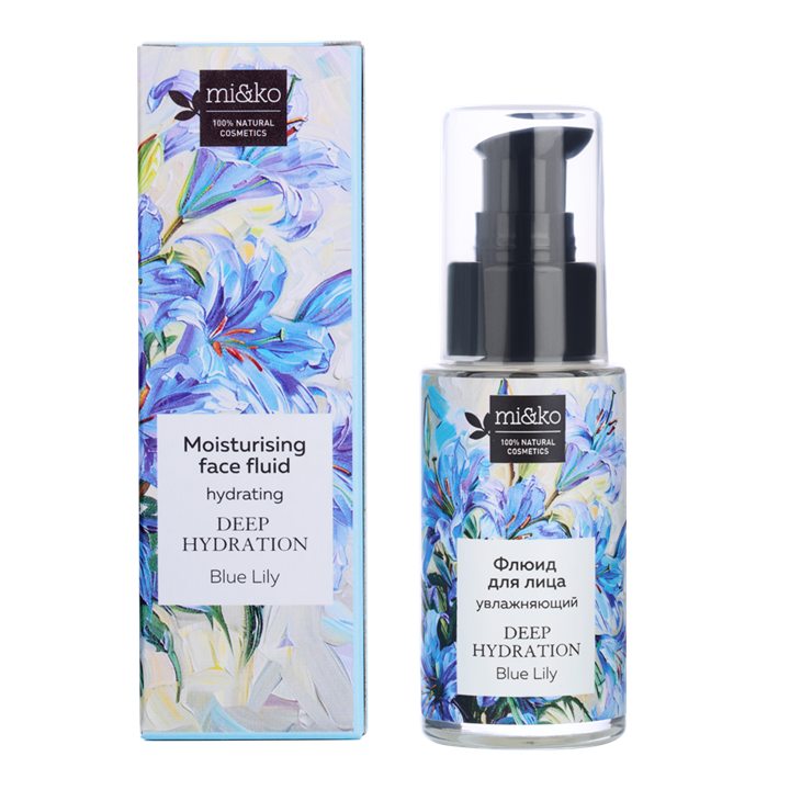 Увлажняющий флюид для лица Deep Hydration Blue Lily, 30мл - фото 13272