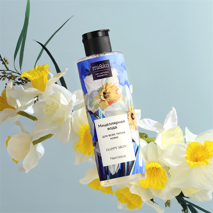 Мицеллярная вода Happy skin Narcissus, 200мл - фото 13512