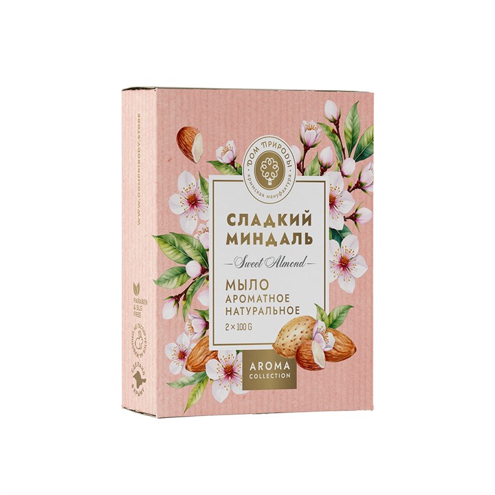 Набор парфюмированного мыла Сладкий миндаль , 200г - фото 13603