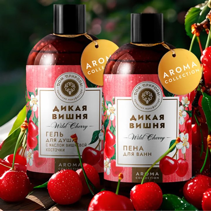 Пена для ванн Дикая вишня, 300мл - фото 13706