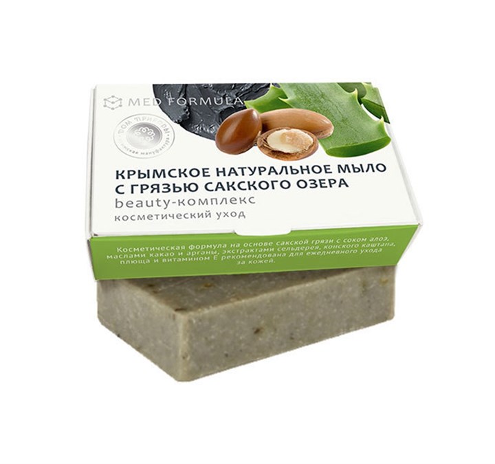 Крымское мыло на основе грязи Сакского озера BEAUTY-КОМПЛЕКС, 100г - фото 13710