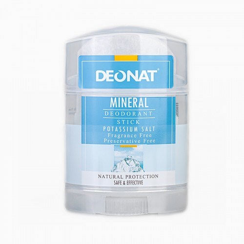 Дезодорант-Кристалл "ДеоНат",  кристалл-минерал, стик плоский, вывинчивающийся (twist-up), 70гр - фото 13784