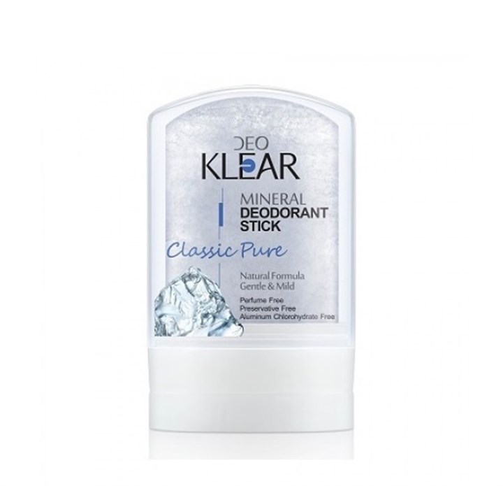 Дезодорант-Кристалл "DEOKLEAR", Классический чистый, стик, 60гр - фото 13792