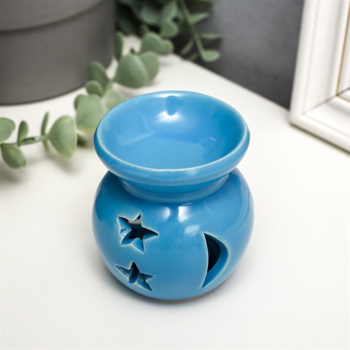 Аромалампа "Луна и звёзды", микс 6,5х6,5х7см - фото 13918