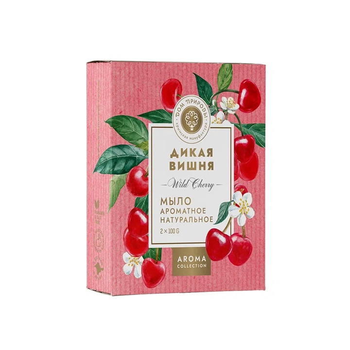 Набор мыла натурального Дикая вишня, 200г - фото 13973