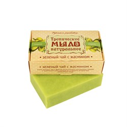 Крымское мыло на оливковом масле Зеленый Чай, 100г - фото 6988