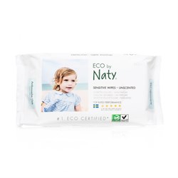 Влажные салфетки без запаха Naty, 56шт. - фото 7923