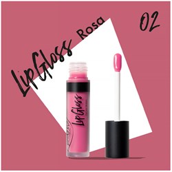 Жидкая помада-блеск для губ 02 LipGloss роза - фото 8108