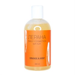 Пена для ванны Апельсин и мята, 300мл - фото 8186