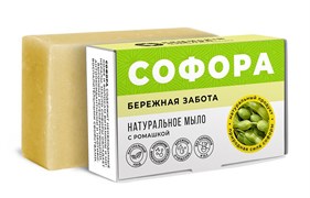Мыло Бережная забота с софорой и ромашкой, 100г