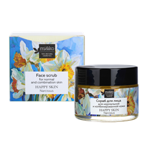 Скраб для лица для нормальной и комбинированной кожи Happy Skin Narcissus, 50мл