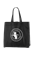 Сумка тканевая черная с белым логотипом MOM - фото 10113