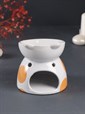 Аромалампа керамика "Котик пятнистый" 10,5х10,5х10,5см - фото 13909